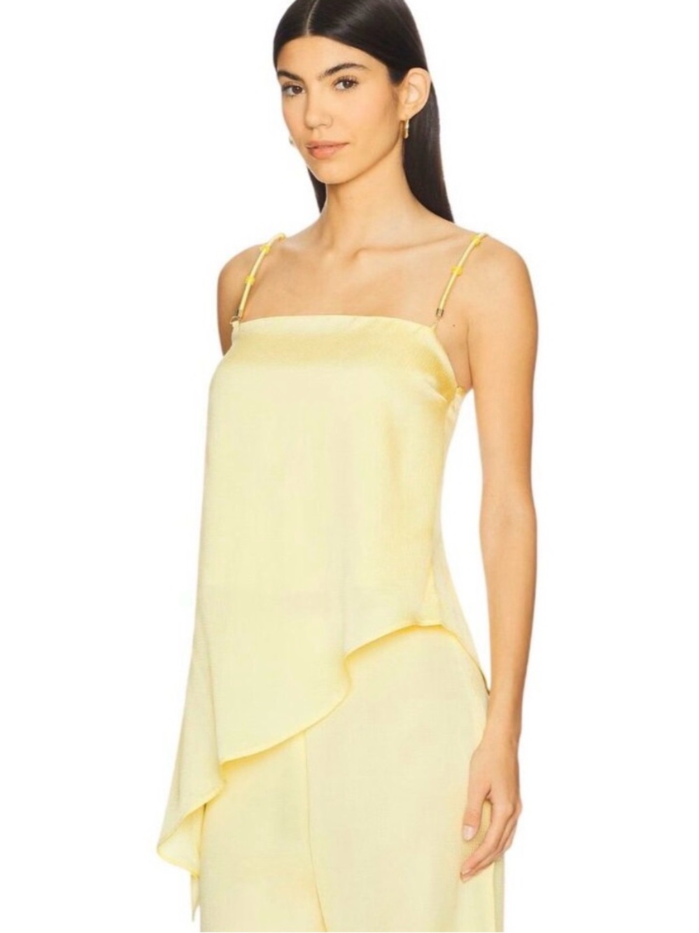 Baobab Revolve MEDIUM Noa asymmetrical top in Butter Yellow
